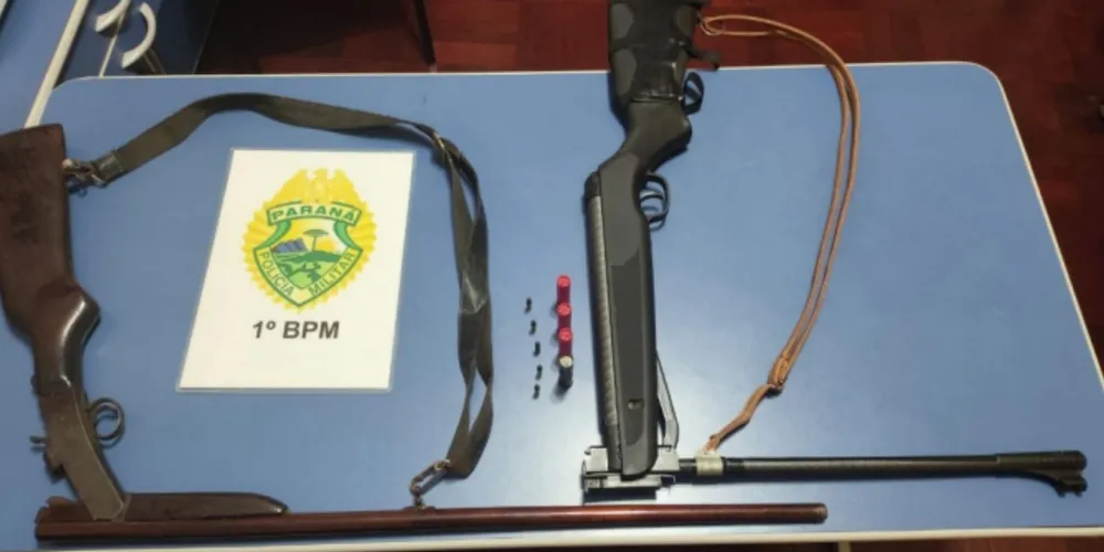 Todo o material apreendido foi encaminhado à Delegacia de Polícia Civil de Piraí do Sul