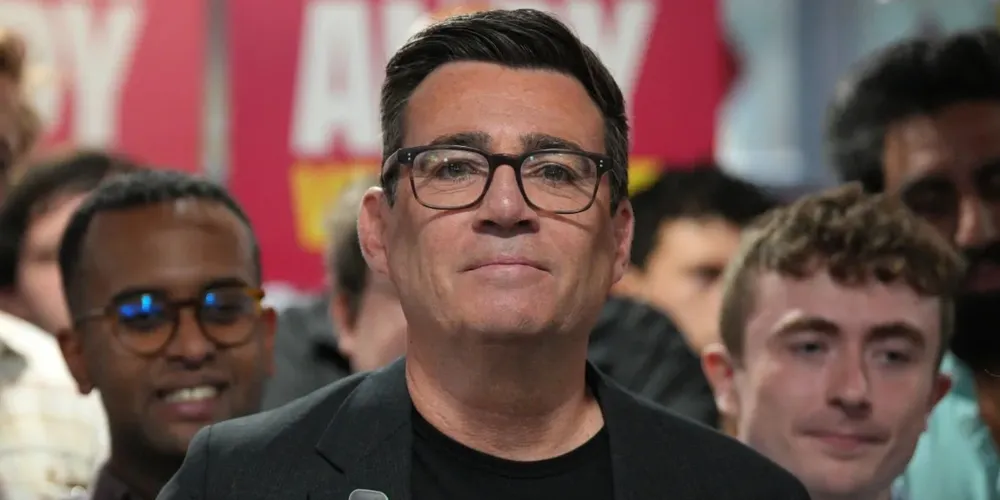 O prefeito de Manchester, Andy Burnham