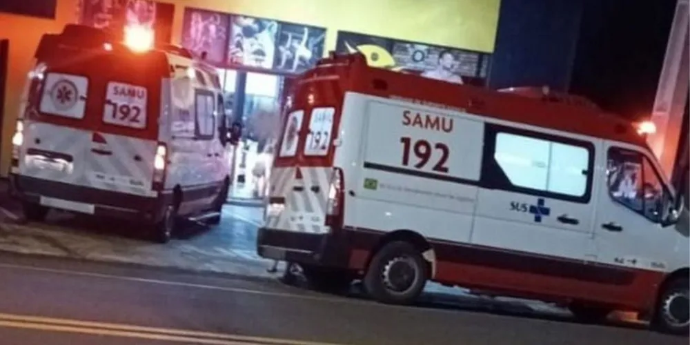Equipes do Serviço de Atendimento Móvel de Urgência (Samu) foram acionadas