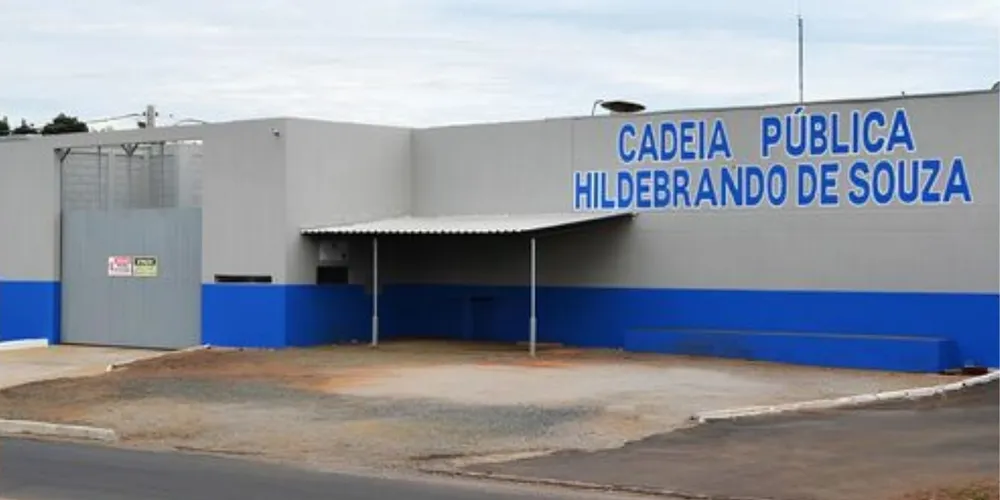 Ele foi encaminhado à Cadeia Pública Hildebrando de Souza