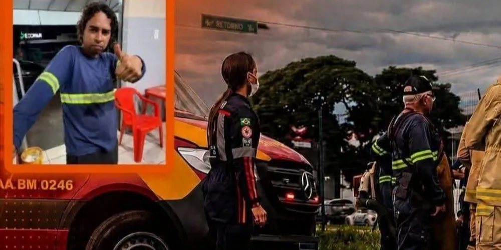 O acidente aconteceu durante a realização dos trabalhos de manutenção da via