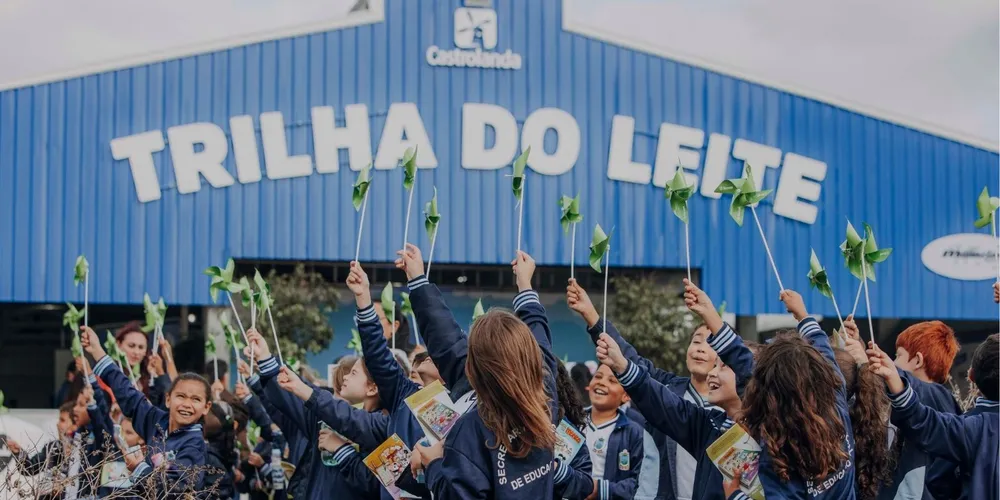 A estrutura da Trilha do Leite fica posicionada em um ponto estratégico do Parque Tecnológico Agroleite