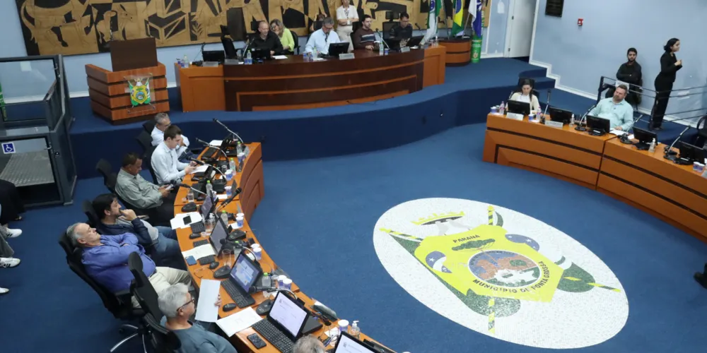 Votação do projeto foi realizada nesta segunda-feira (27) na Câmara Municipal de Ponta Grossa