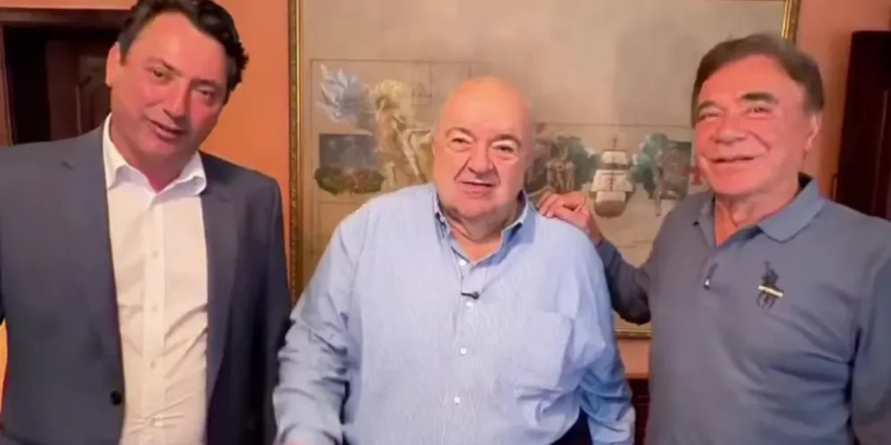 Sérgio Souza, Rafael Greca e Álvaro Dias estiveram reunidos
