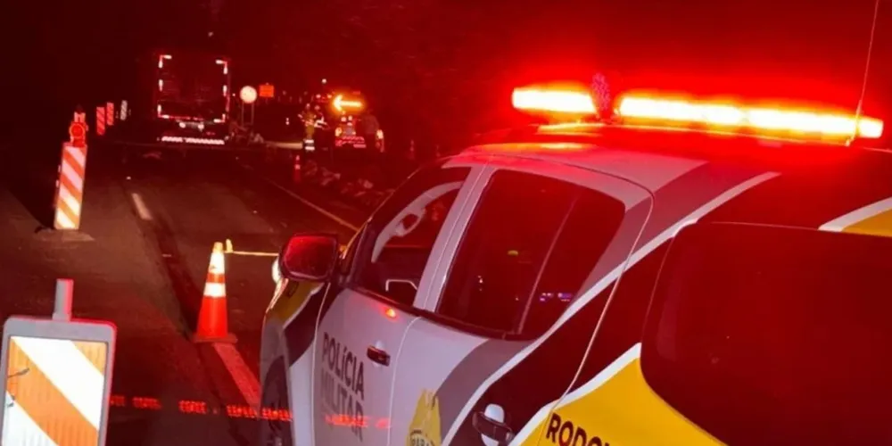 A vítima foi atropelada e morreu na hora