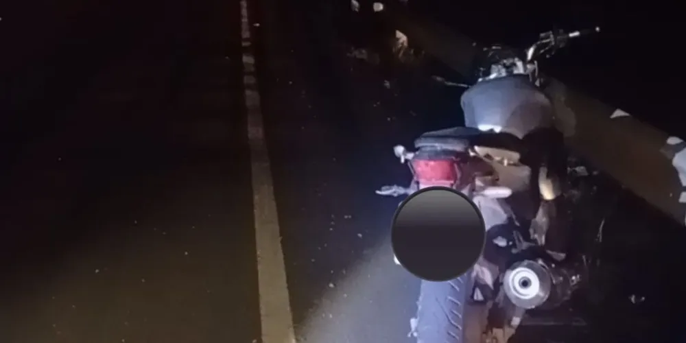 Motociclista faleceu ainda no local do acidente