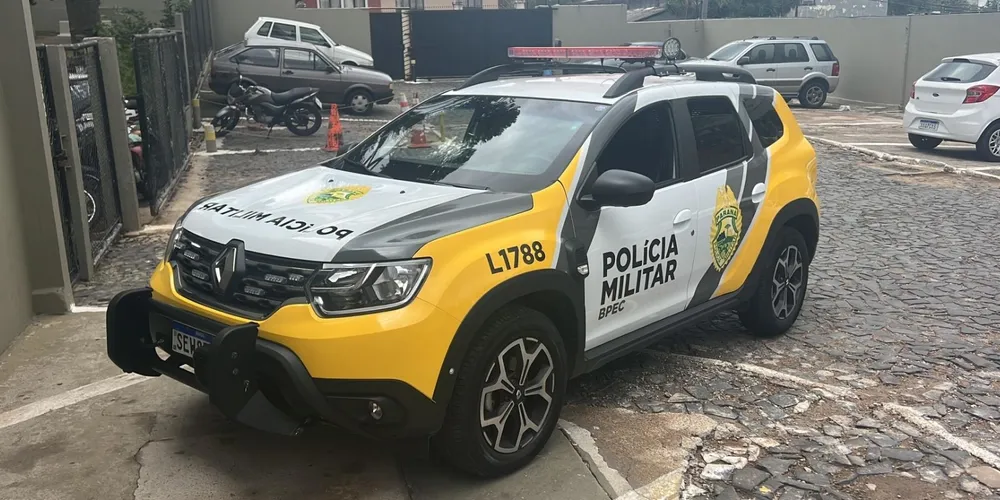 O veículo foi encaminhado à Delegacia da Polícia Civil
