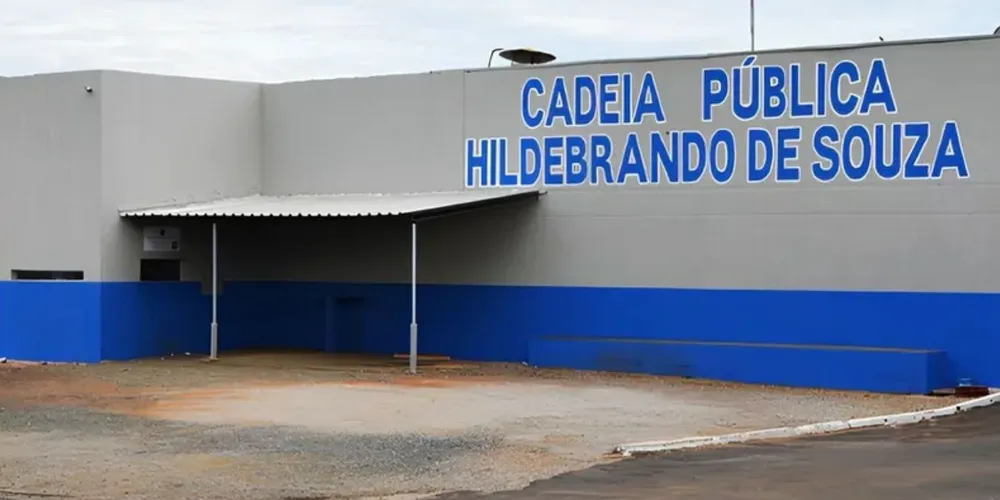 Ele foi encaminhado à Cadeia Pública Hildebrando de Souza