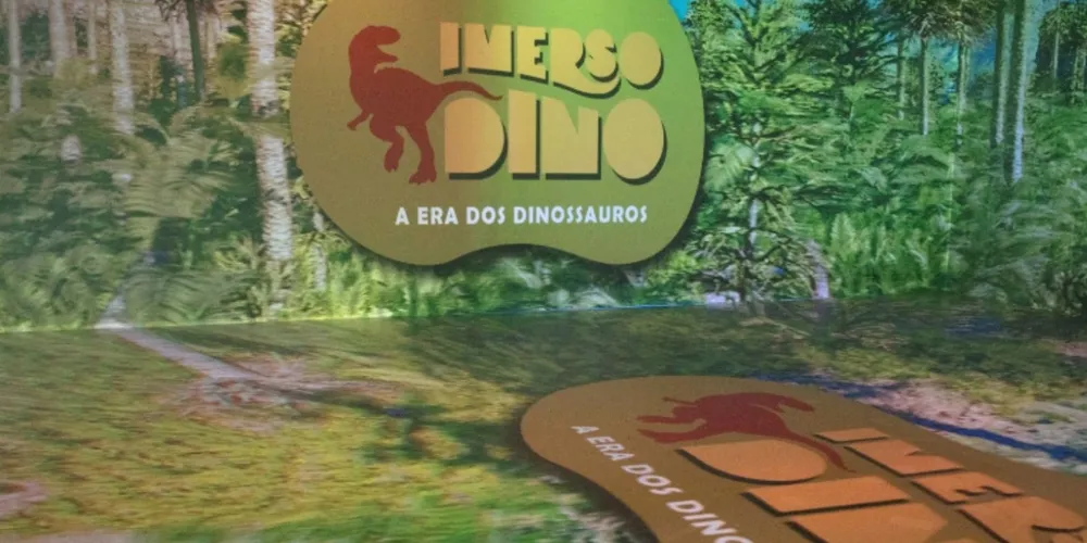 O Imerso Dino ficará em cartaz até o dia 20 de setembro