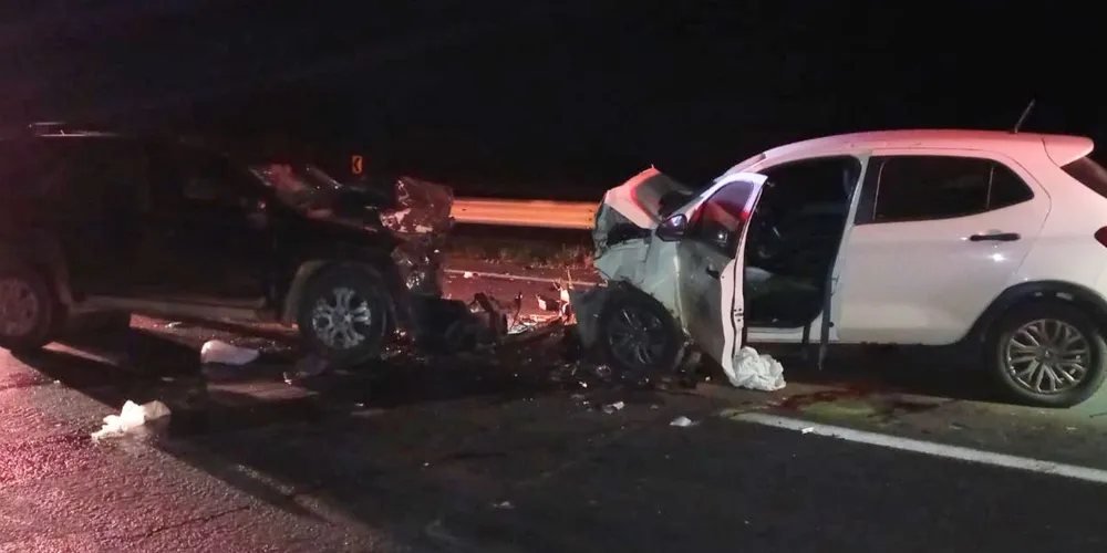 Um dos carros estava na contramão
