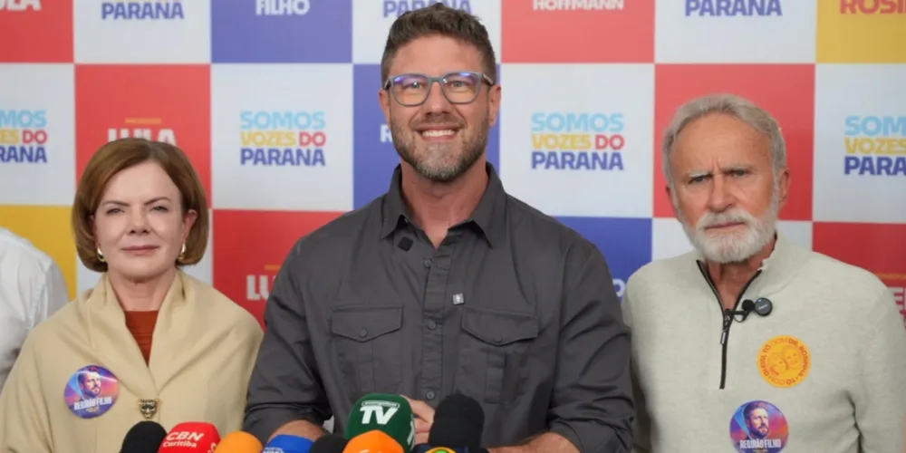 Gleisi Hoffmann, Requião Filho e Dr. Rosinha