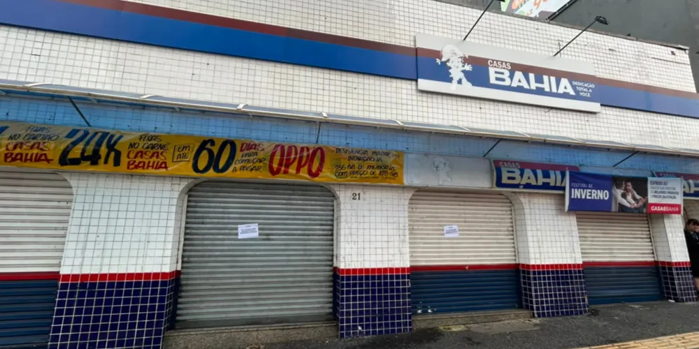 A unidade de Ponta Grossa encerrou as atividades na sexta-feira (14)