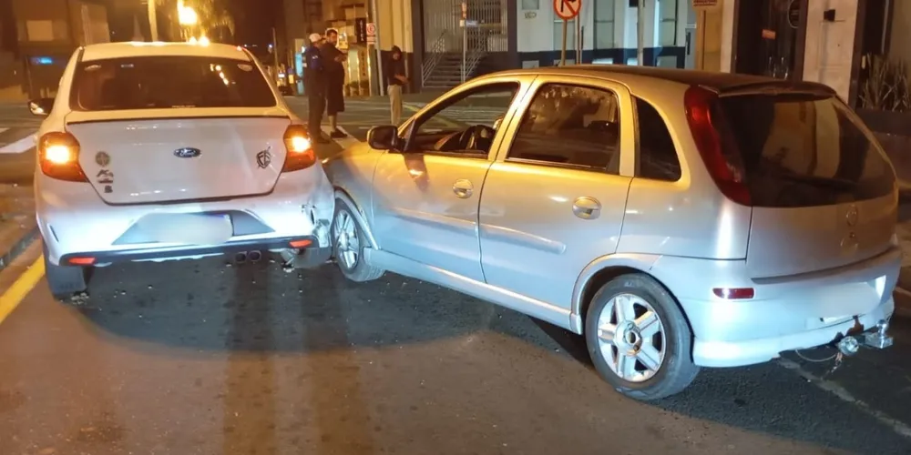 A ocorrência também foi registrada pelos agentes de trânsito