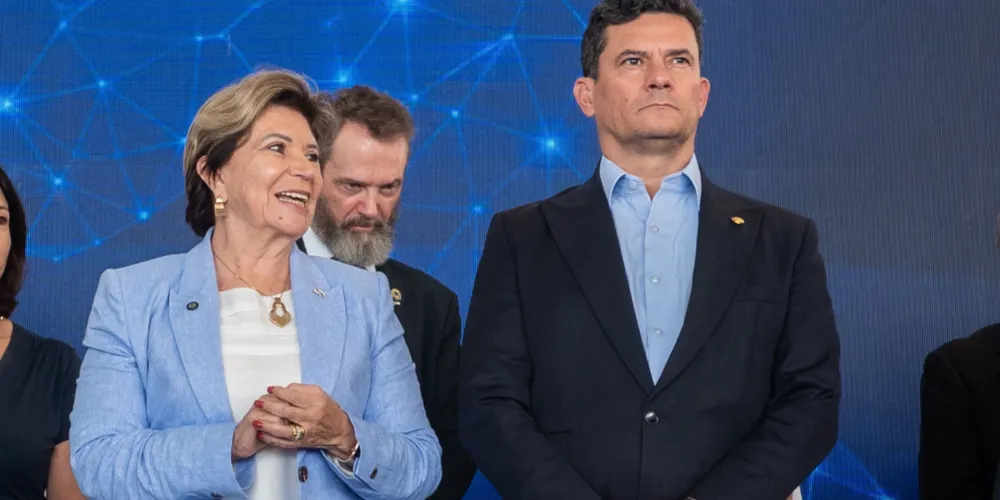 Elizabeth Schmidt e Sergio Moro