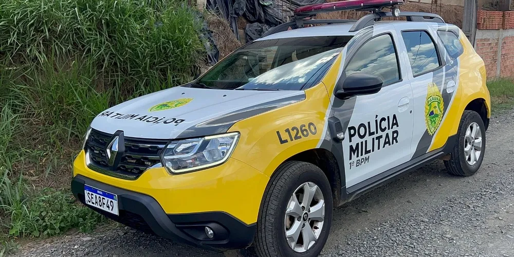 A motocicleta foi apreendida e encaminhada à Delegacia de Polícia Civil de Arapoti