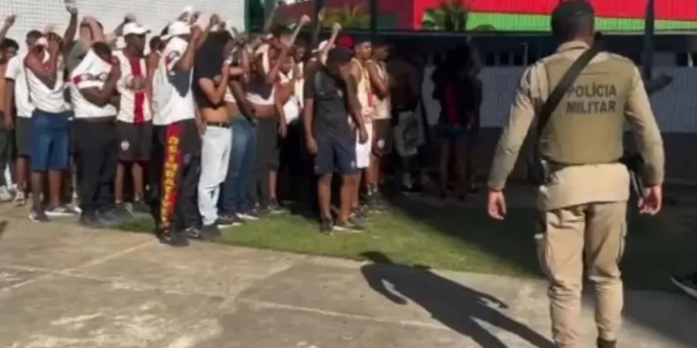 Após a agressão, os suspeitos seguiram em direção à Via Regional