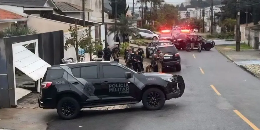 A ocorrência foi é atendida por equipes da área do 13º Batalhão da Polícia Militar do Paraná