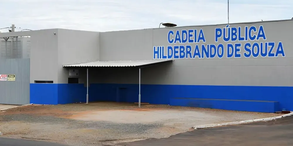 Ele foi encaminhado à Cadeia Pública Hildebrando de Souza
