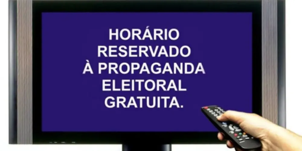 No rádio, a propaganda política será veiculada às 7h e ao meio-dia. Na TV, o horário eleitoral vai ao ar às 13h e às 20h30
