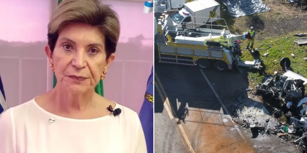 Prefeita Elizabeth Schmidt, PL, publicou nota lamentando o acidente na BR-373