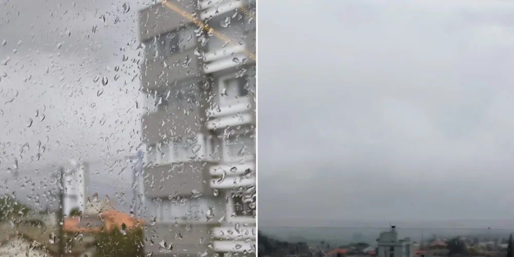 A previsão é que o volume de chuva seja de 14,1 milímetros durante o dia