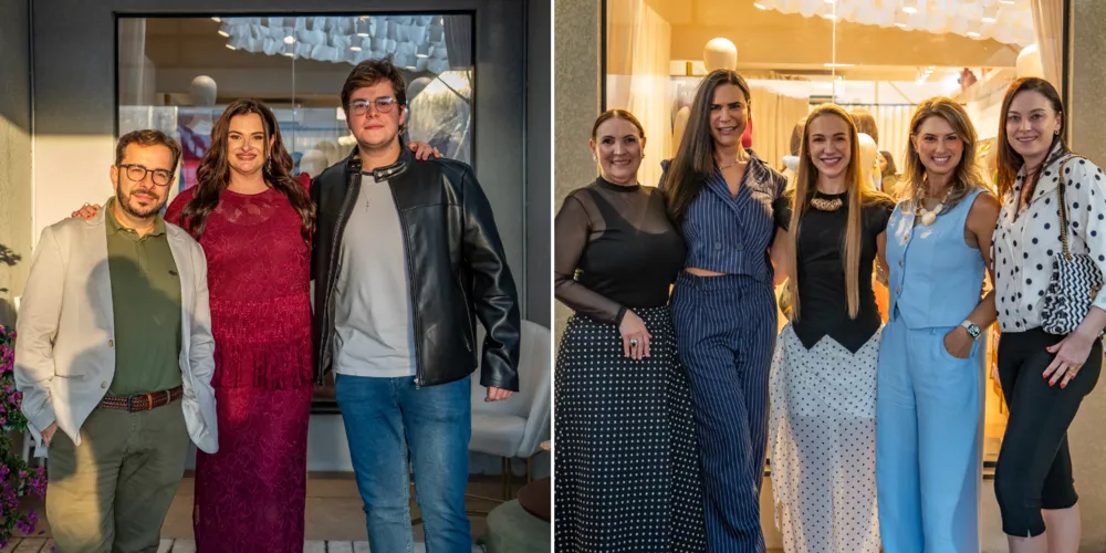 A inauguração reuniu convidados elegantes, clientes e nomes conhecidos da sociedade ponta-grossense