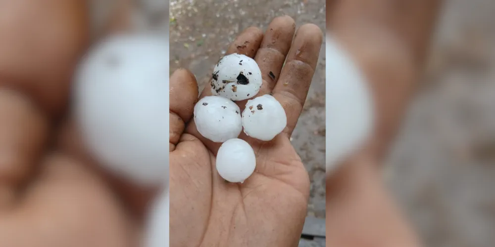 Granizo danificou casas em Pinhão