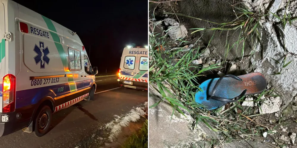 O acidente aconteceu na noite desta sexta-feira (28) no trecho entre Ponta Grossa e Carambeí da rodovia