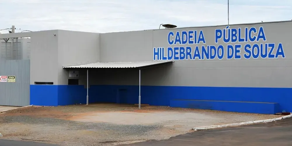 Ele foi encaminhado à Cadeia Pública Hildebrando de Souza