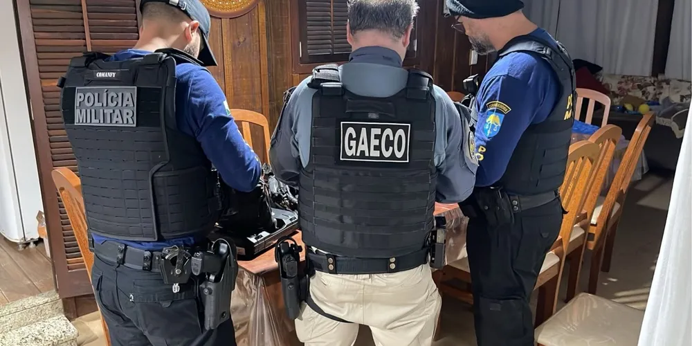 Os Núcleos de Guarapuava e Ponta Grossa do Gaeco deflagraram duas operações em conjunto