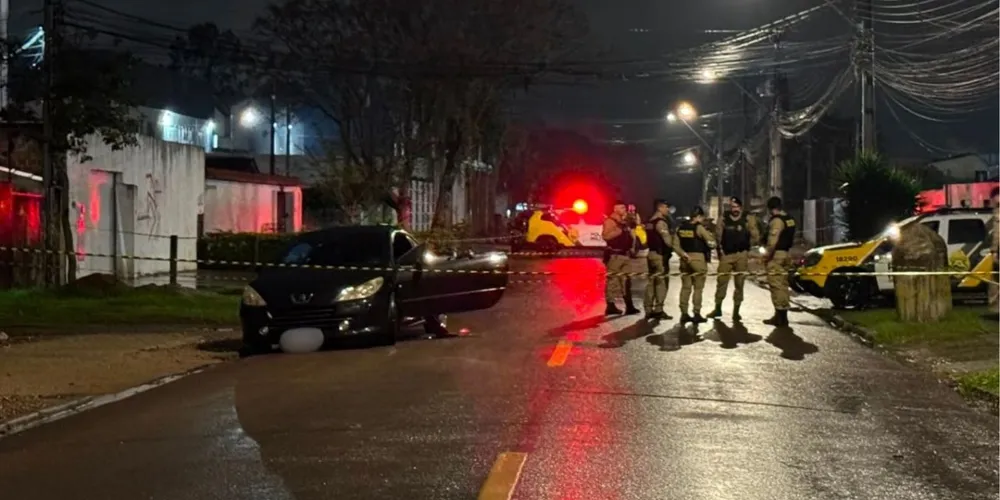 O homem foi atingido e morreu ainda no local