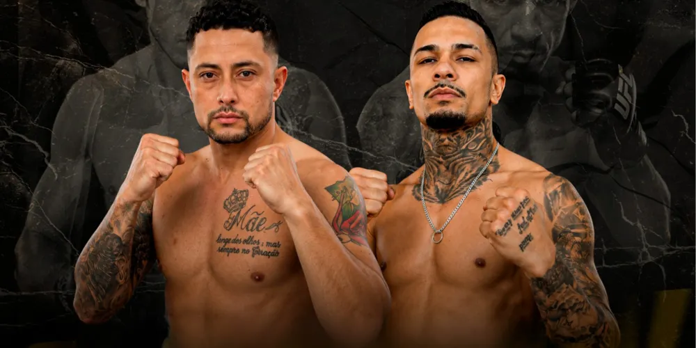 Diandro “Curupira” Evaristo, de Ponta Grossa, e Lucas Ramos Stelle, de Guarapuava, voltam a se enfrentar no dia 22 de agosto