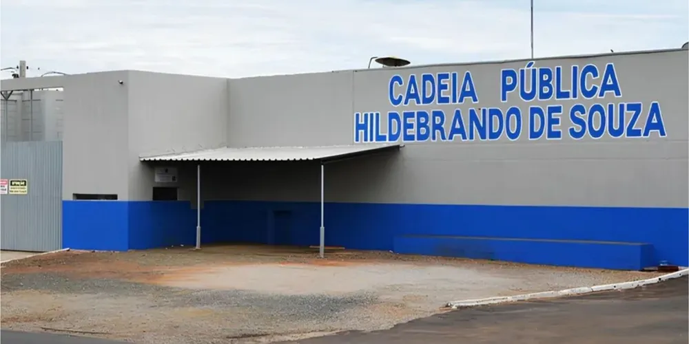 Ele foi encaminhado à Cadeia Pública Hildebrando de Souza