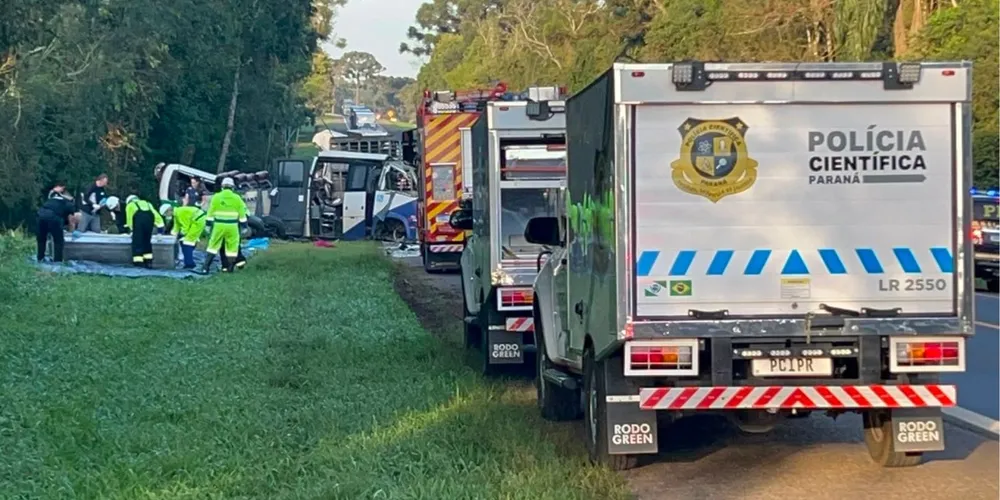 A maior parte das vítimas estava no micro-ônibus