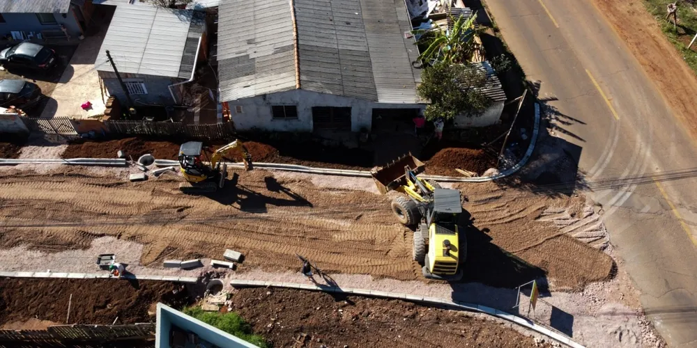 Obras no Jardim Pontagrossense