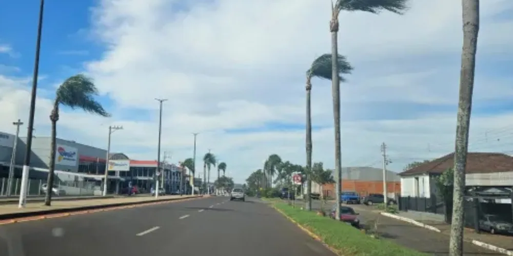 Rajada de vento acima dos 50 km/h