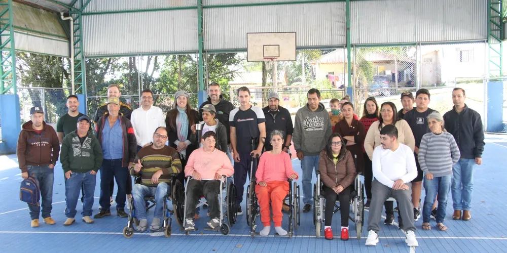 Polo de prática paradesportiva na área rural