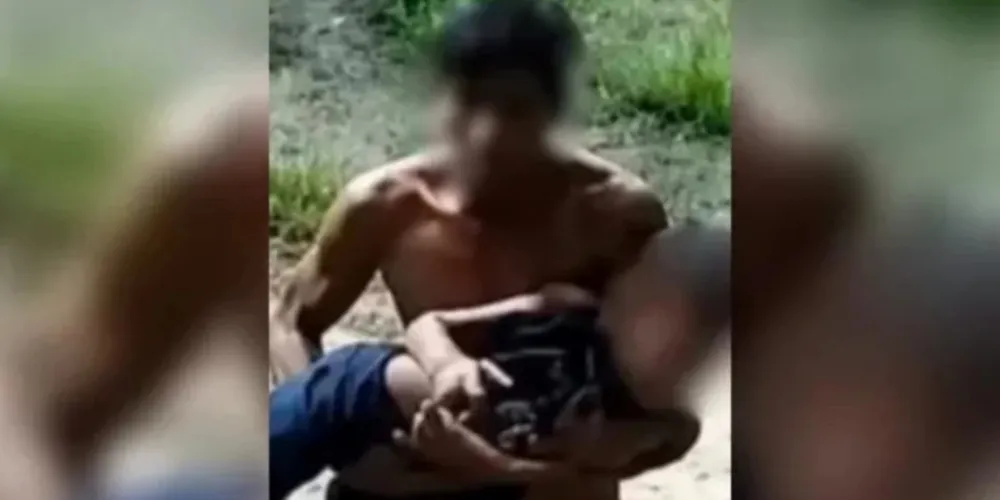 A ocorrência veio à tona quando o próprio homem levou o filho ferido a uma unidade de saúde do município