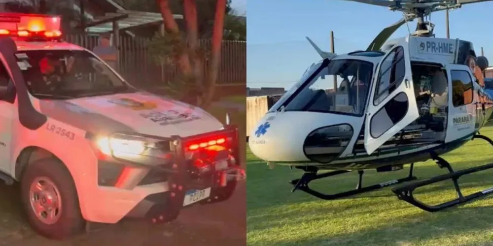 Equipes de socorro realizaram manobras de reanimação por mais de uma hora no local