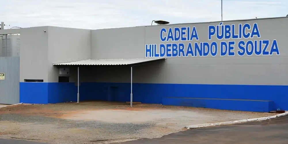 Ele foi encaminhado à Casa de Custódia Hildebrando de Souza