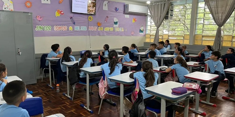 A videoaula foi o ponto de partida para as discussões e atividades em sala de aula
