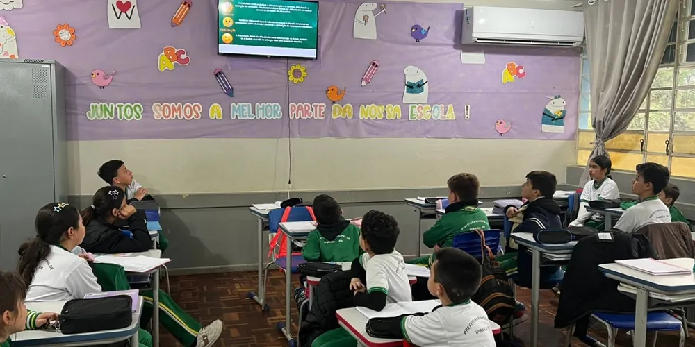 A videoaula foi o ponto de partida para as ações da turma