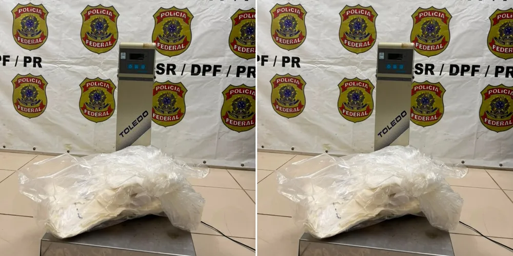 Drogas apreendidas no Aeroporto Internacional Afonso Pena