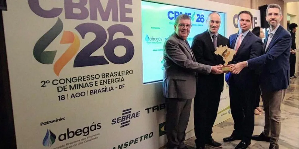 Premiação recebida pela Copel na tarde da última terça-feira (18)