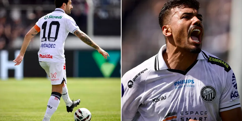 Gabriel Boschilia e Mingotti, em jogo diante do Avaí