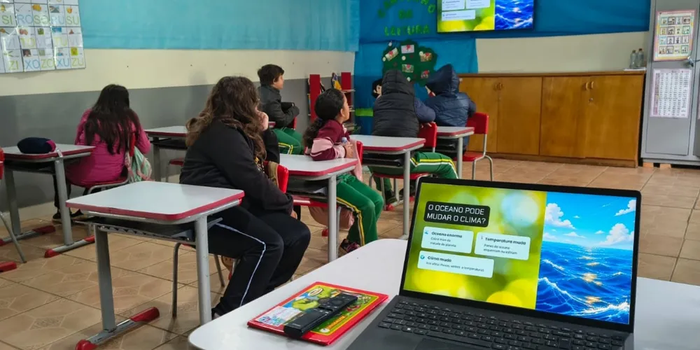 O conteúdo do projeto foi o ponto de partida para as ações da turma