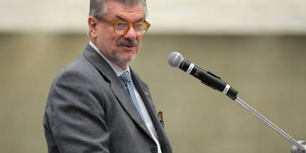 Marco Buzzi compareceu ao tribunal e acompanhou o julgamento ao lado de seus advogados.