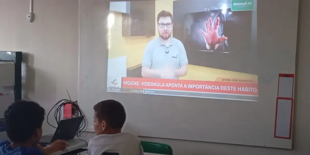 Conteúdo audiovisual teve grande apelo em sala de aula