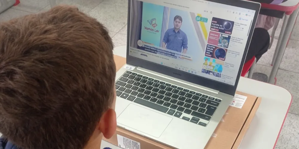 Educandos puderam imergir na temática com conteúdo audiovisual