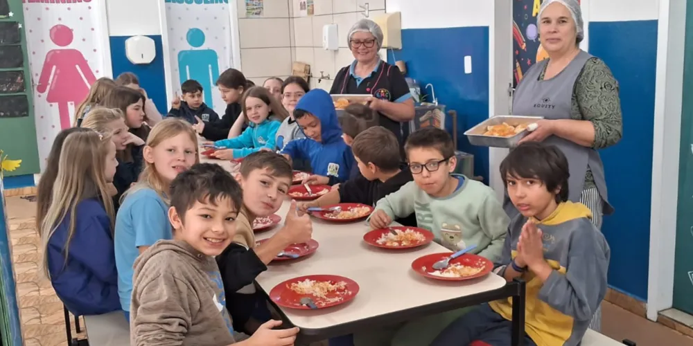 Estudantes puderam se delicidar com saboroso aprendizado